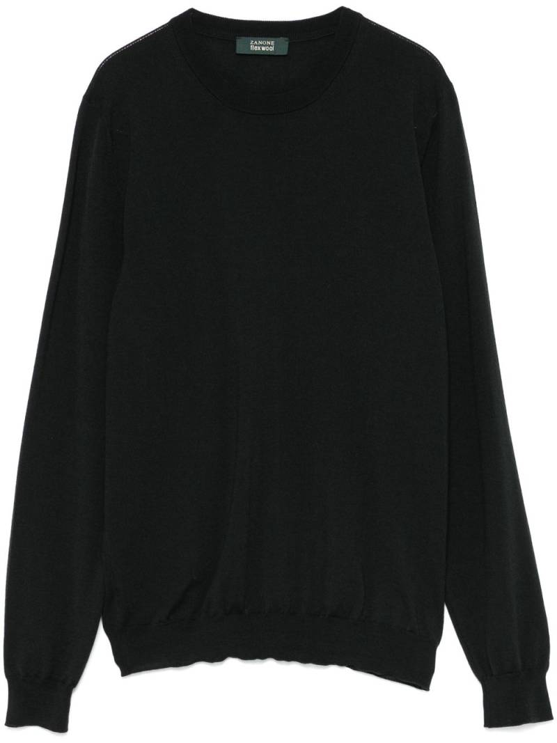 Zanone fine-knit sweater - Black von Zanone