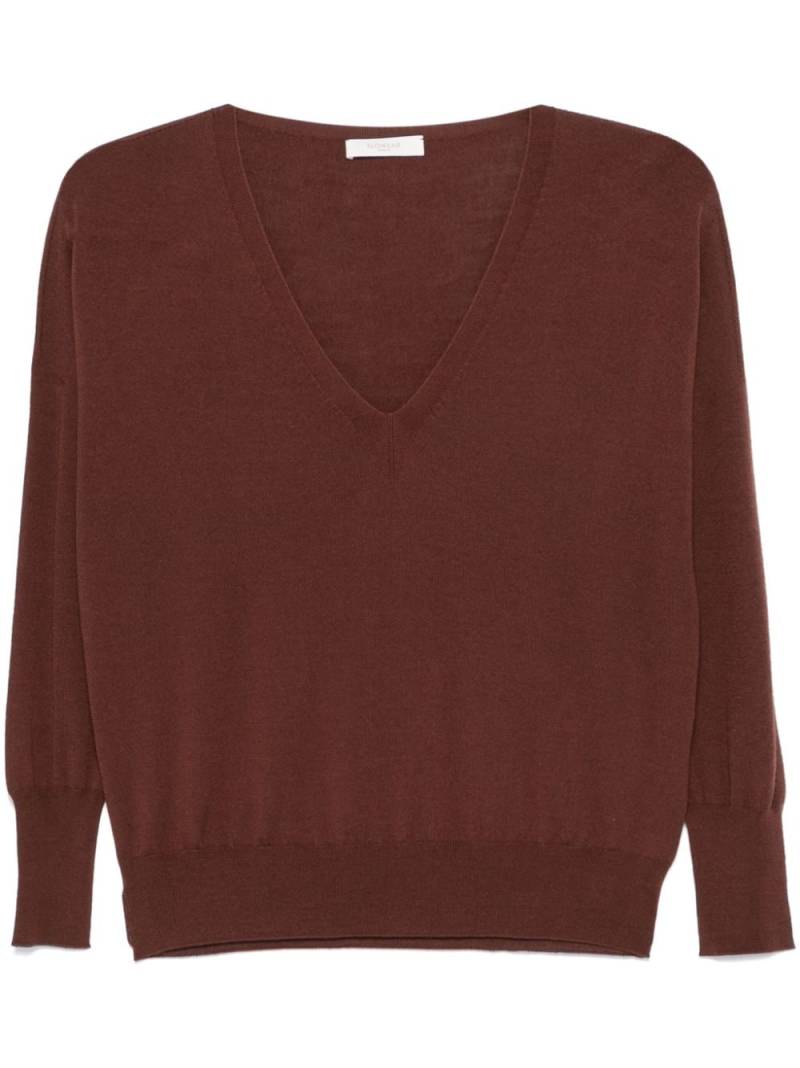 Zanone fine-knit sweater - Brown von Zanone