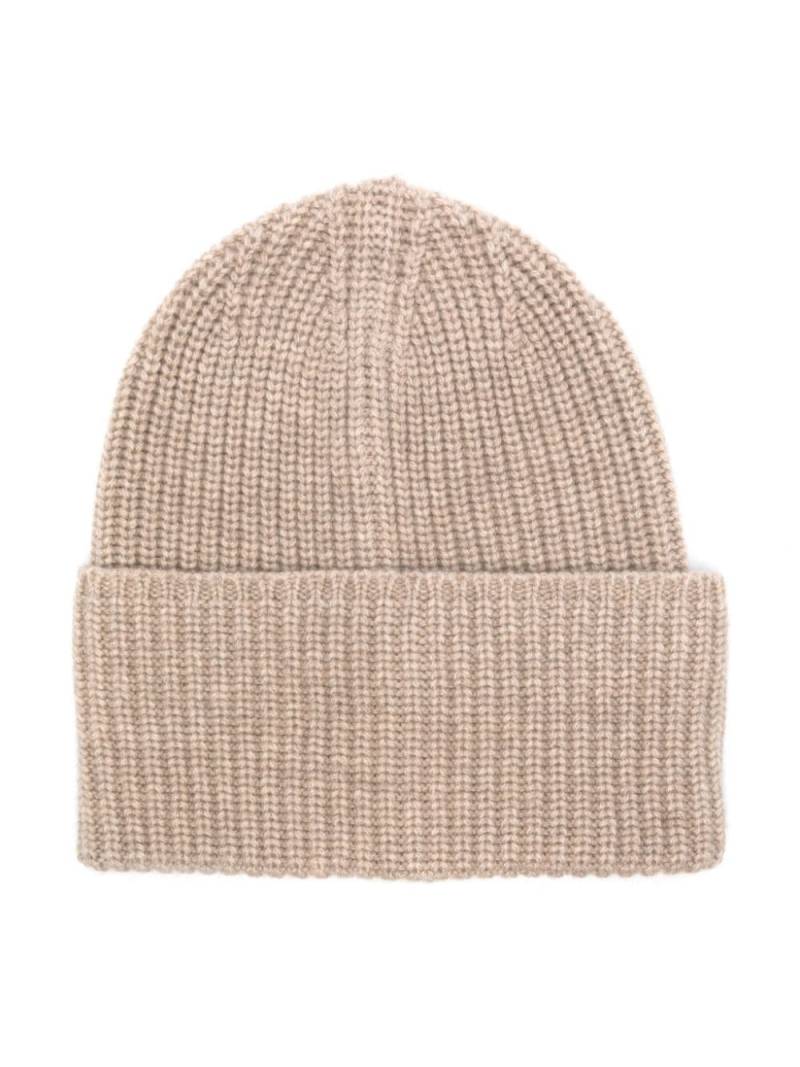 Zanone fisherman’s knit beanie - Neutrals von Zanone