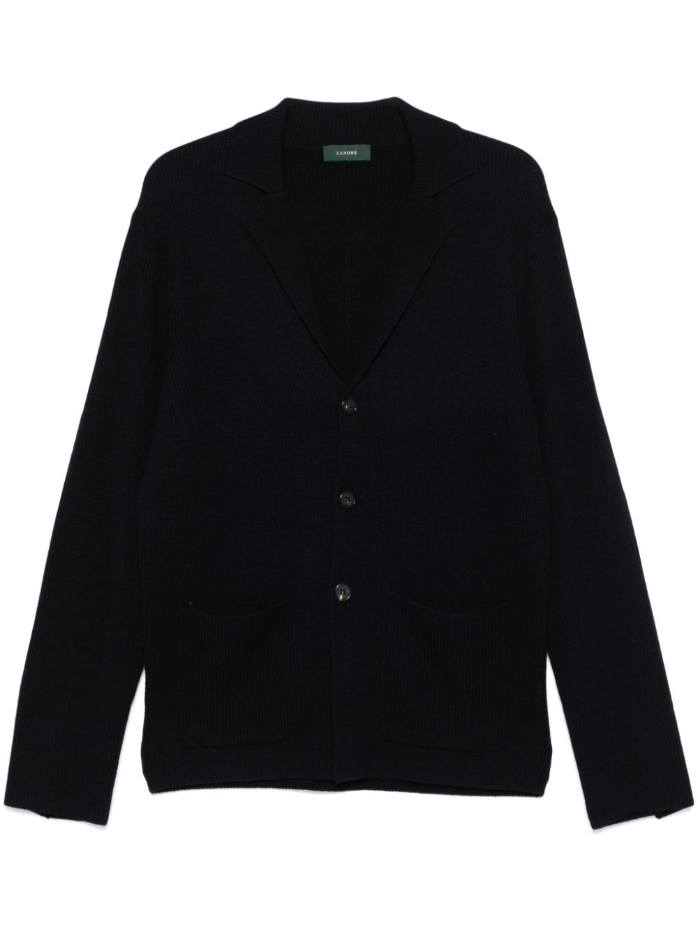 Zanone knitted blazer - Blue von Zanone