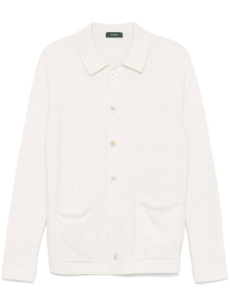 Zanone knitted shirt - White von Zanone