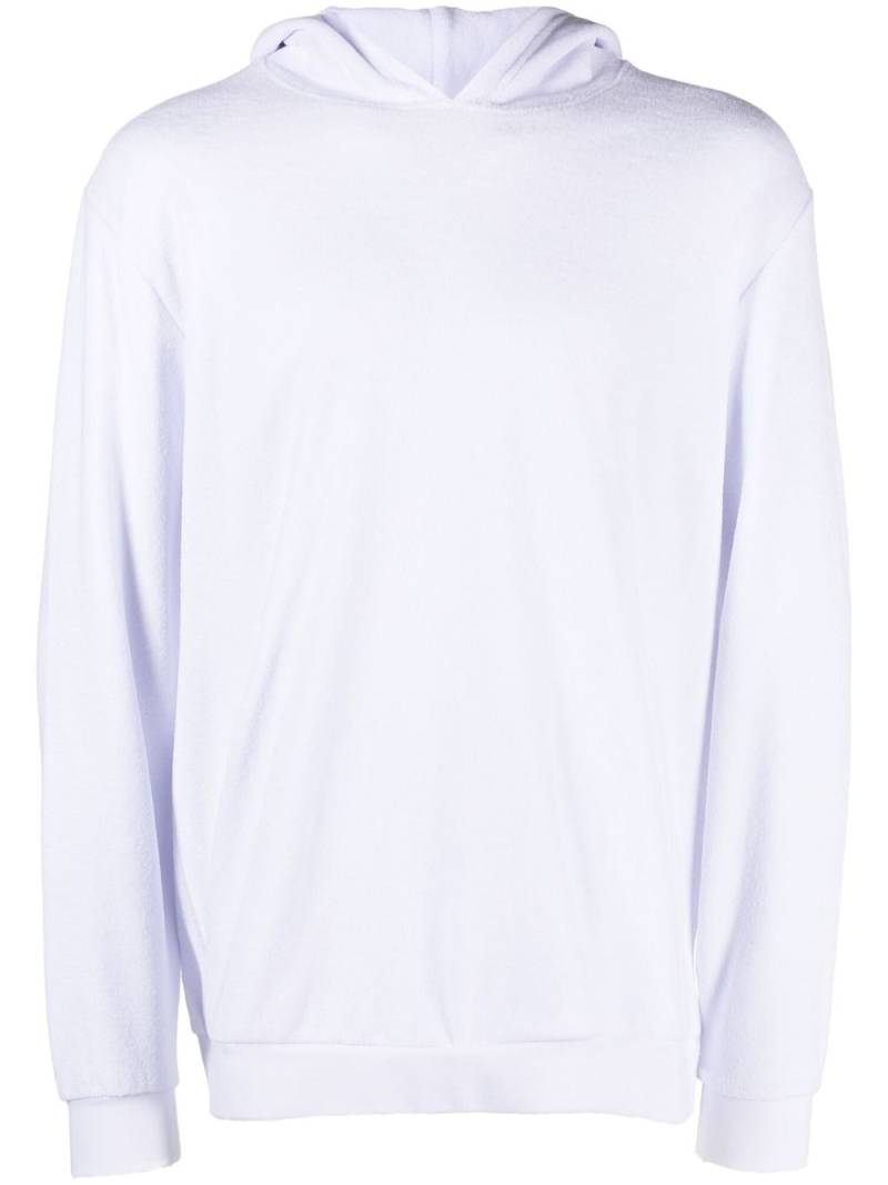 Zanone long-sleeve cotton hoodie - White von Zanone