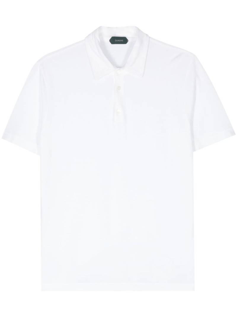 Zanone organic-cotton polo shirt - White von Zanone