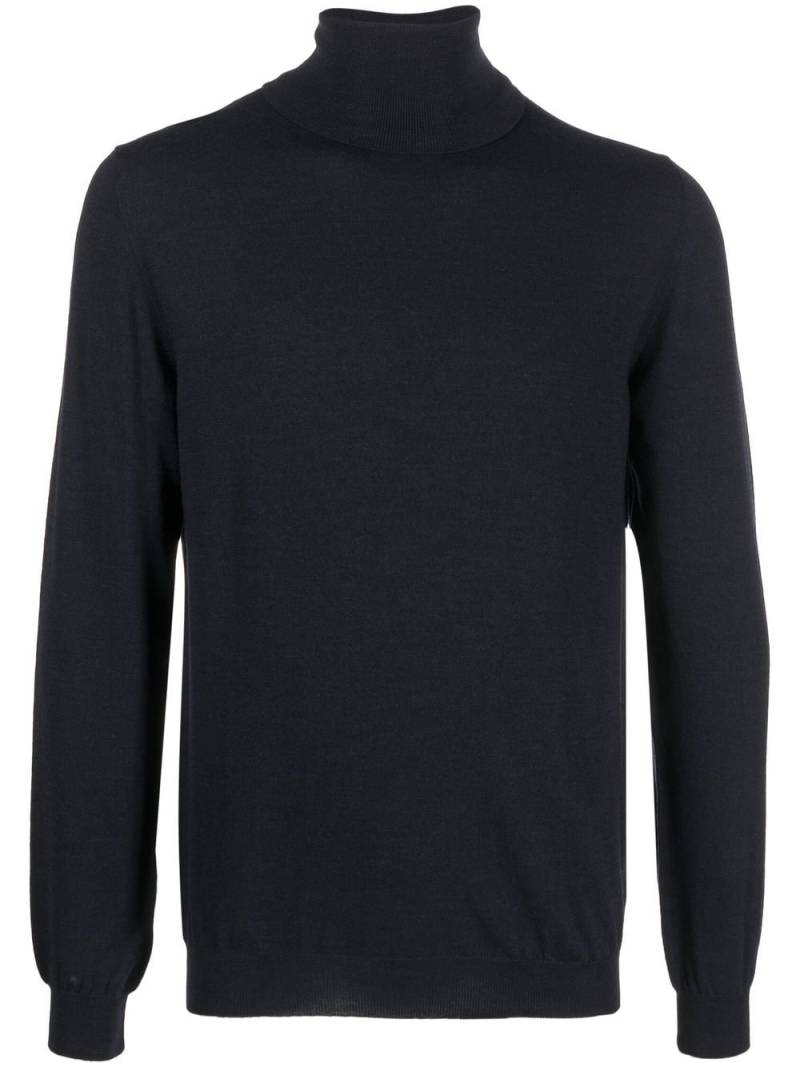 Zanone roll-neck long-sleeve jumper - Blue von Zanone