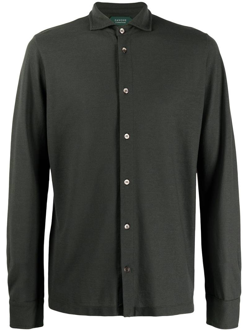 Zanone straight-fit shirt - Green von Zanone