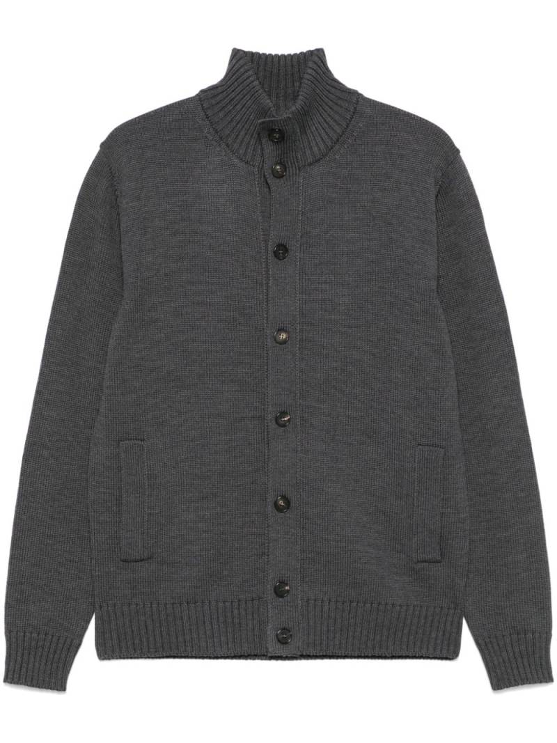 Zanone virgin wool cardigan - Grey von Zanone