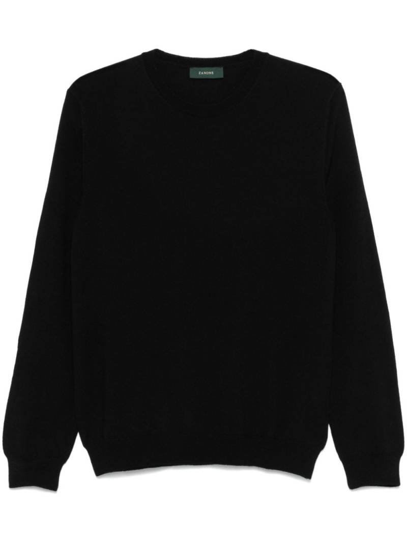 Zanone virgin wool sweater - Black von Zanone