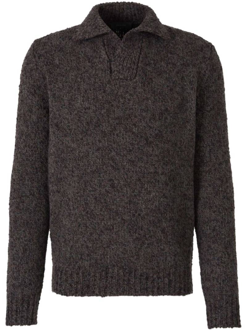 Zanone wool sweater - Brown von Zanone