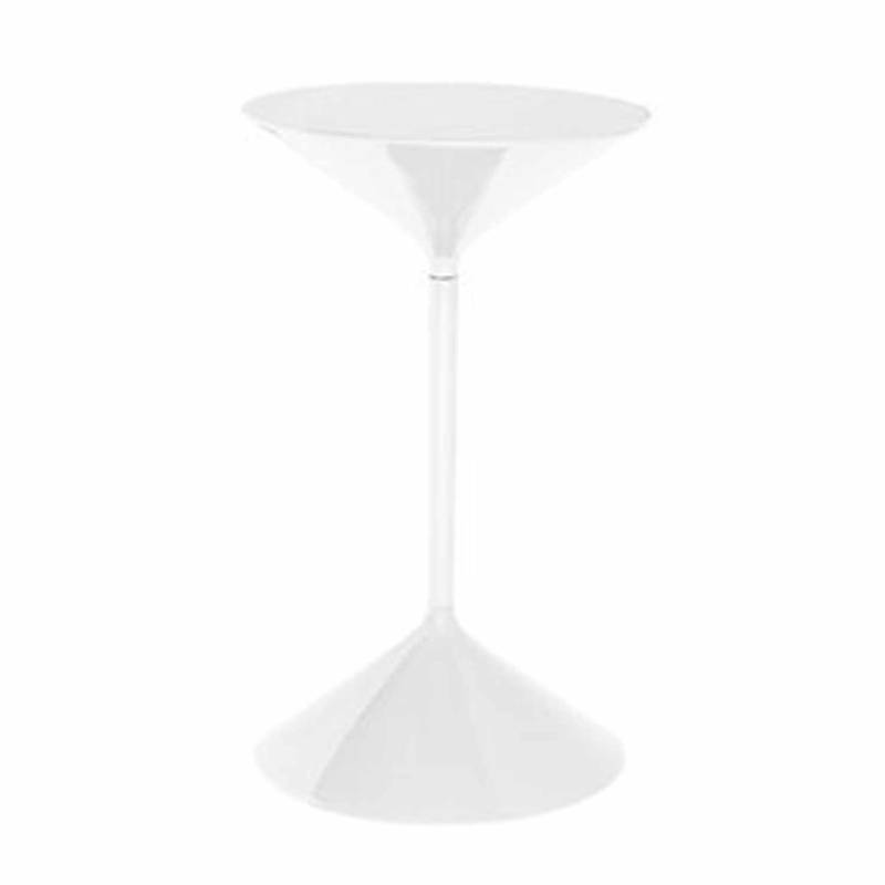 Tempo 631 Beistelltisch, Grösse höhe 36 cm, Farbe weiss von Zanotta