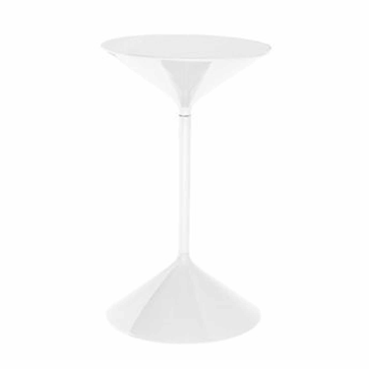 Tempo 631 Beistelltisch, Grösse höhe 50 cm, Farbe weiss von Zanotta