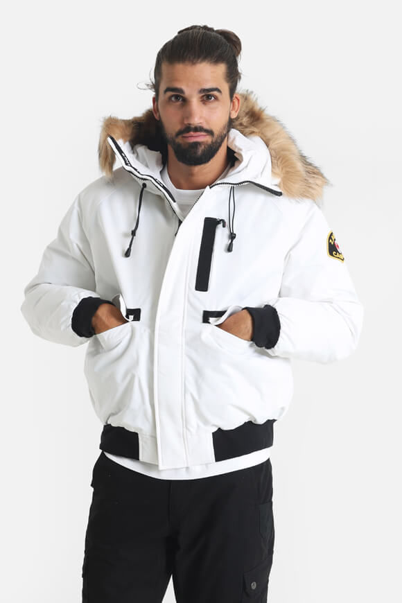 Zavetti Canada Abelli 2.0 Wattierte Bomberjacke | White | Herren  | L von Zavetti Canada