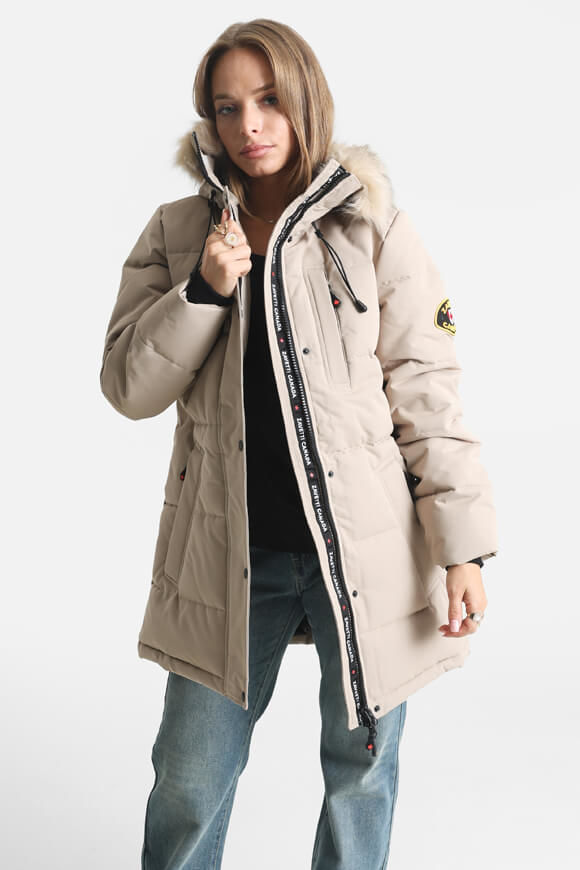 Zavetti Canada Goshawa Puffer Parka | Plaza Taupe | Damen  | L von Zavetti Canada