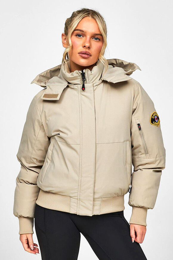 Zavetti Canada Olivia Wattierte Bomberjacke | Pure Cashmere | Damen  | L von Zavetti Canada