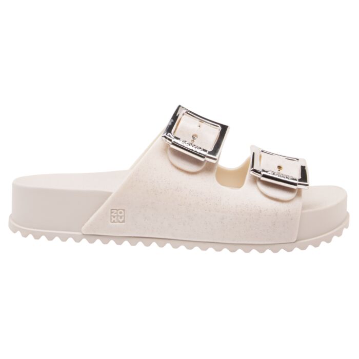 Zaxy Slide für Damen aus Softmaterial weiss von Zaxy