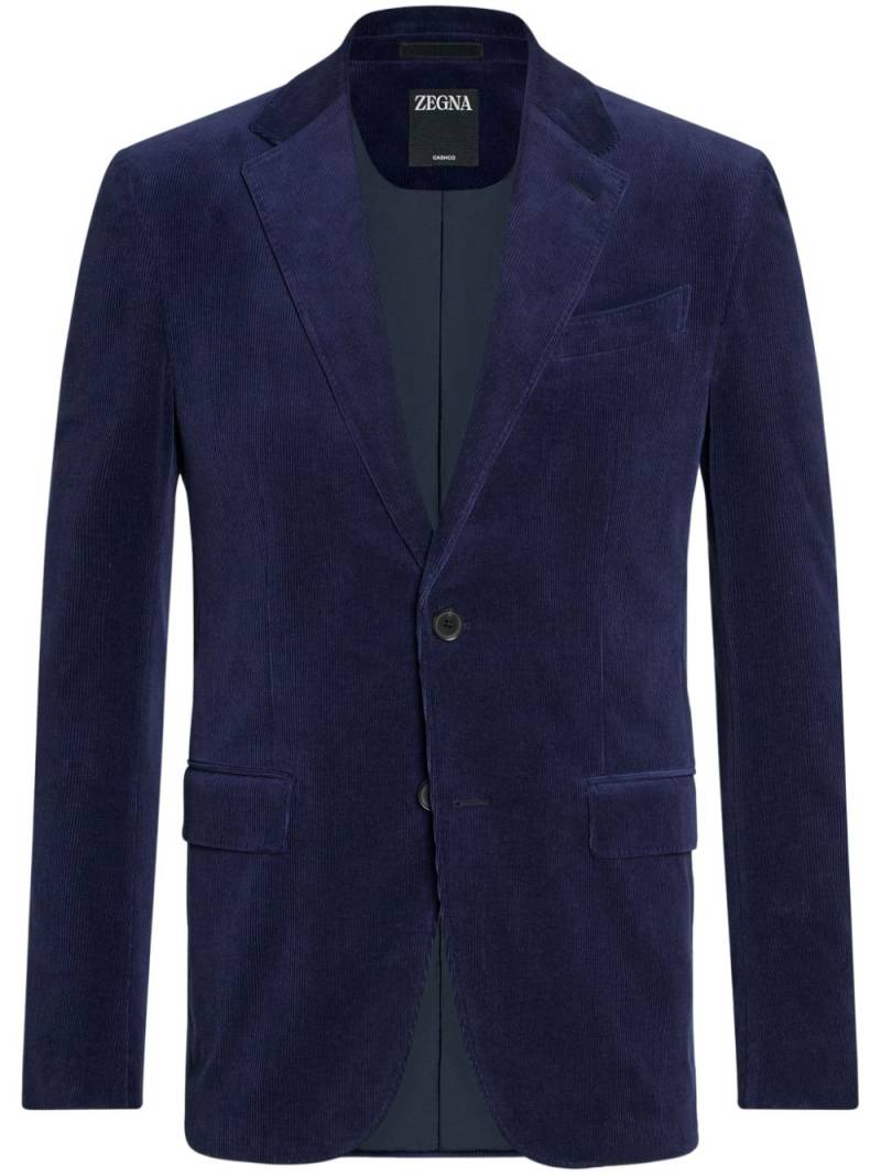 Zegna Cashco blazer - Blue von Zegna