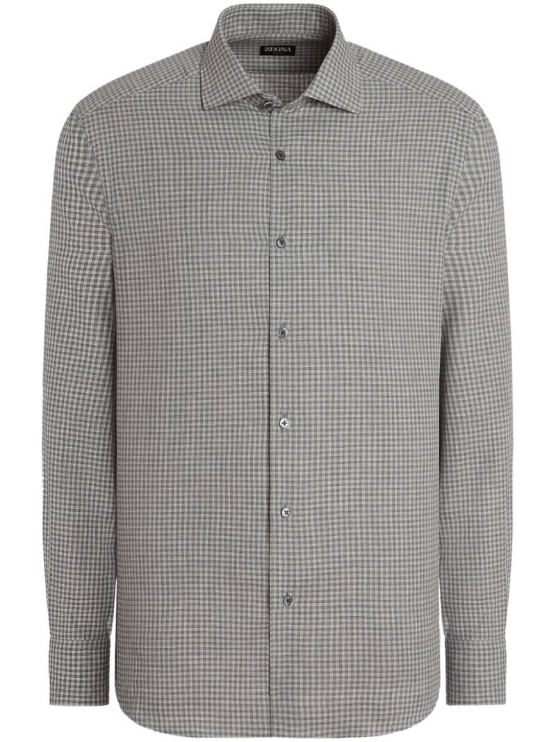 Zegna Cashco shirt - Grey von Zegna