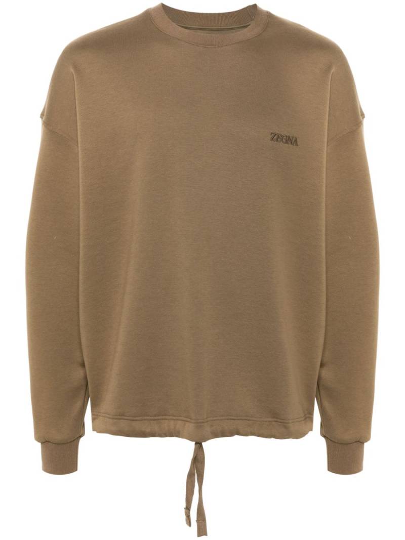 Zegna Crew neck sweatshirt - Brown von Zegna