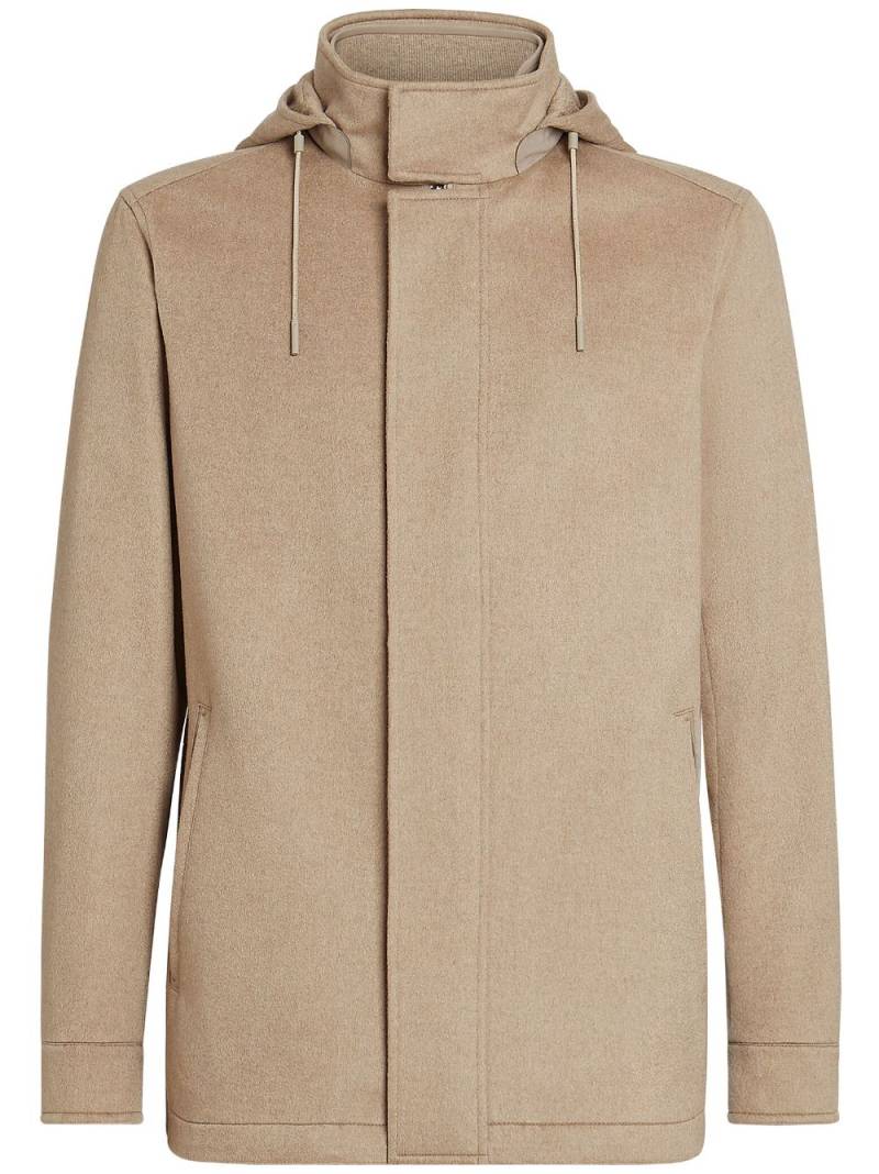 Zegna Elements Cima Oasi cashmere over jacket - Neutrals von Zegna