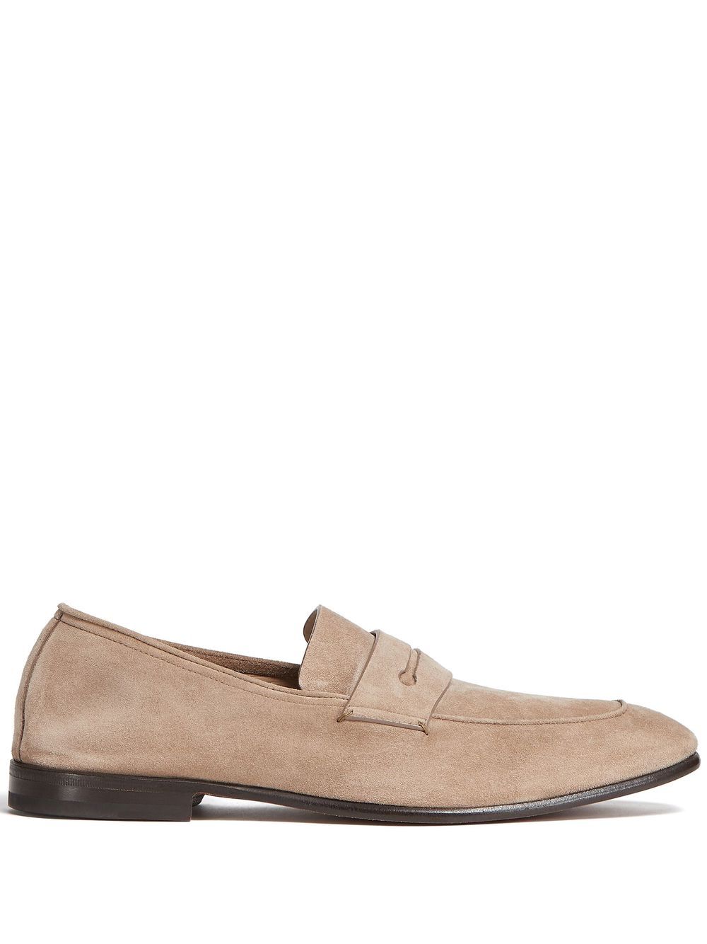 Zegna L'Asola suede loafers - Brown von Zegna