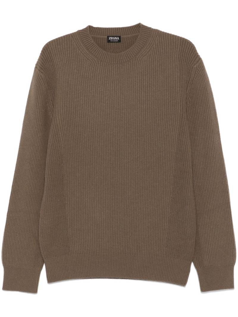 Zegna Oasi Cashmere sweater - Brown von Zegna