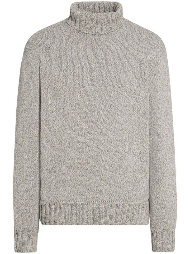 Zegna Oasi cashmere jumper - Neutrals von Zegna