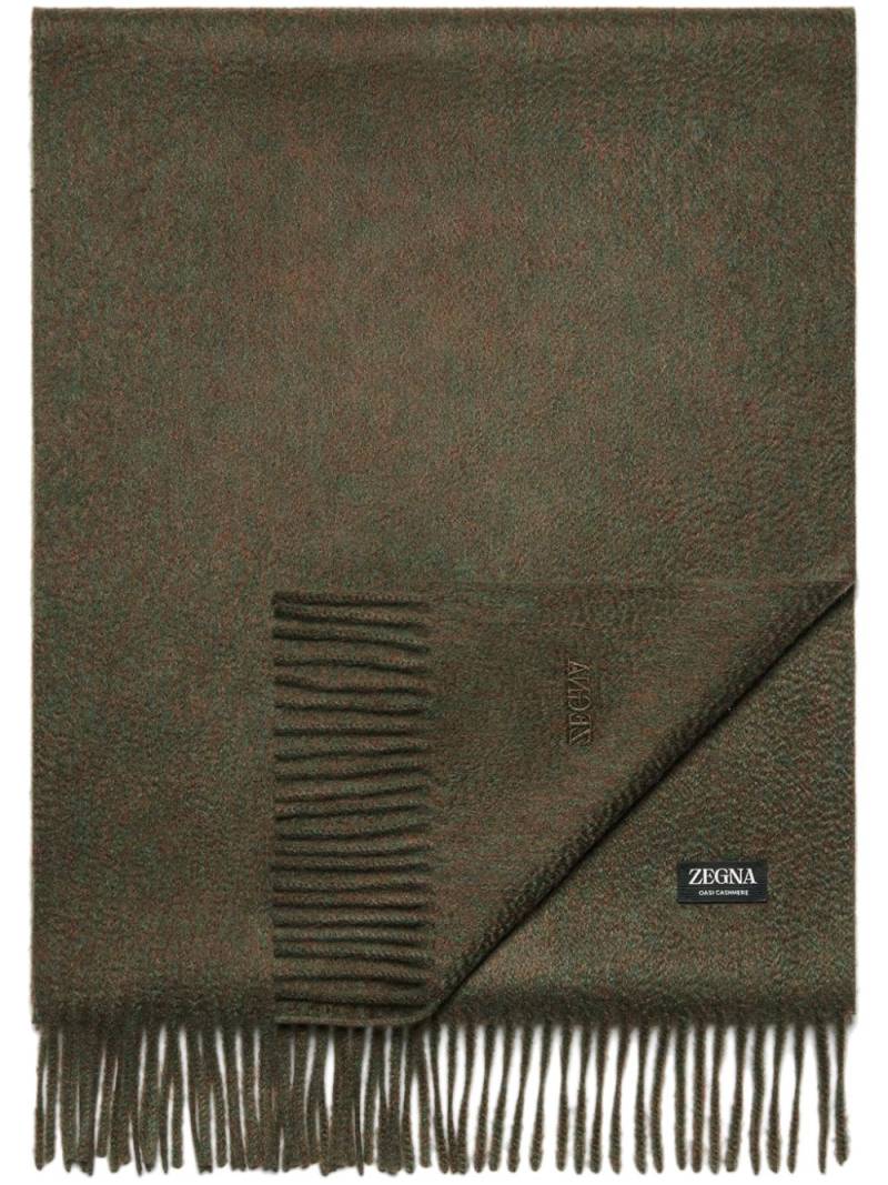 Zegna Oasi cashmere scarf - Green von Zegna