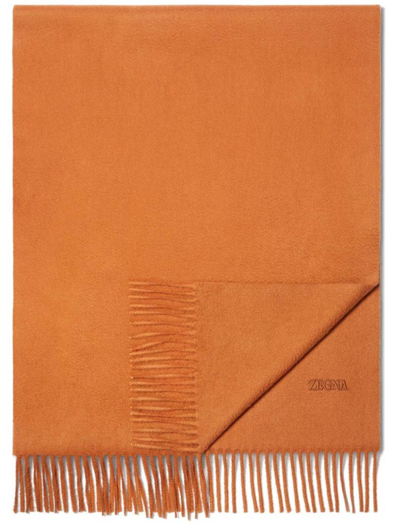 Zegna Oasi cashmere scarf - Orange von Zegna