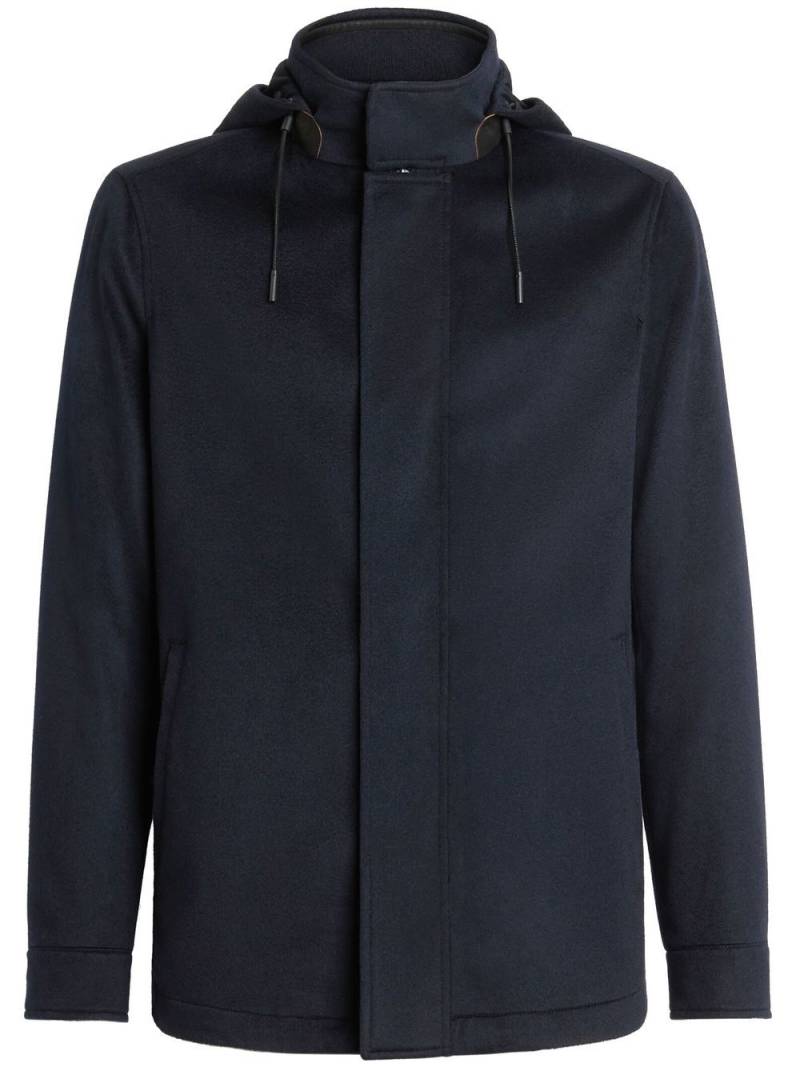 Zegna Elements Cima Oasi cashmere over jacket - Blue von Zegna