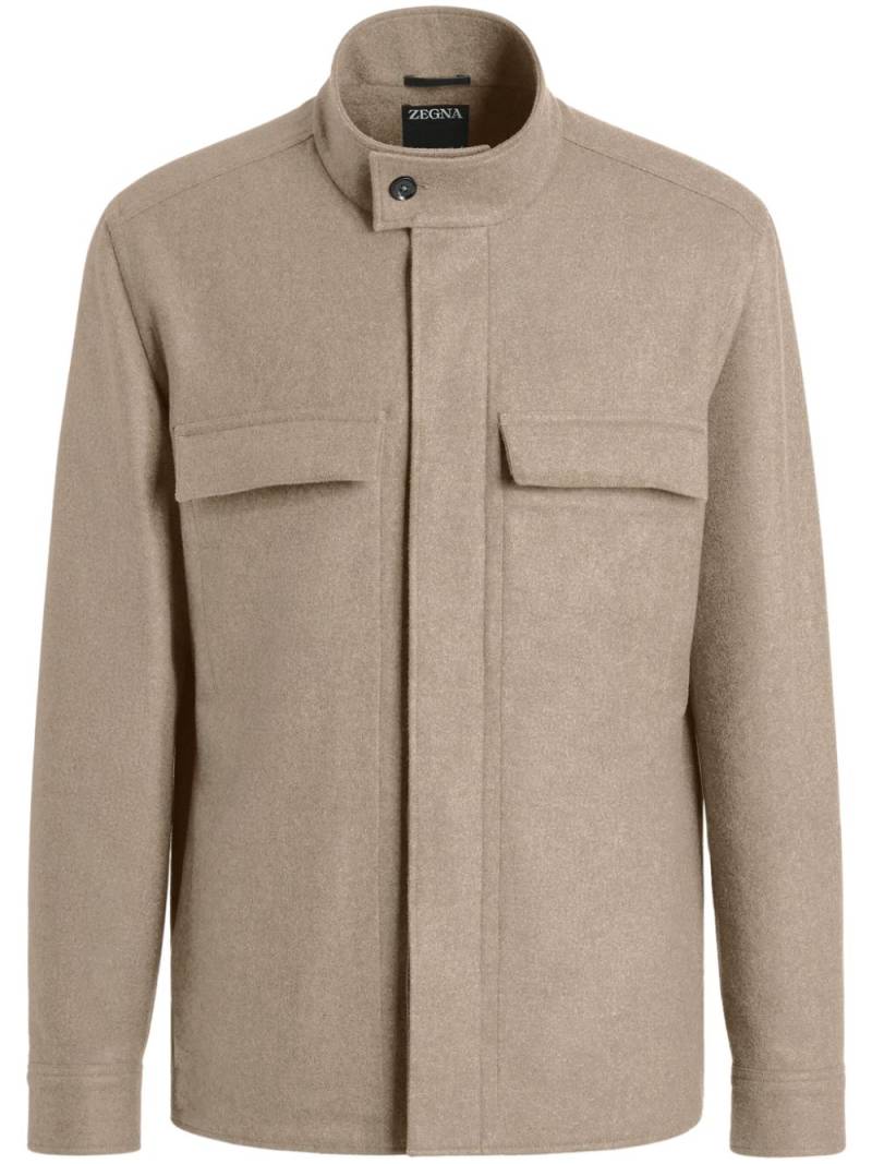 Zegna Oasi overshirt - Neutrals von Zegna