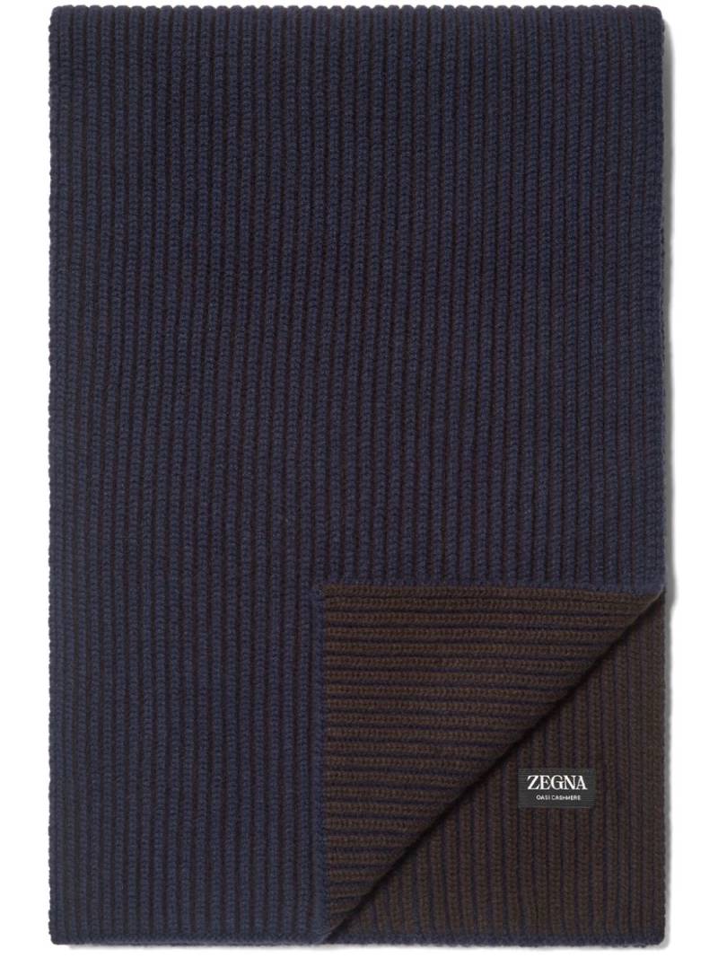 Zegna Oasi scarf - Blue von Zegna