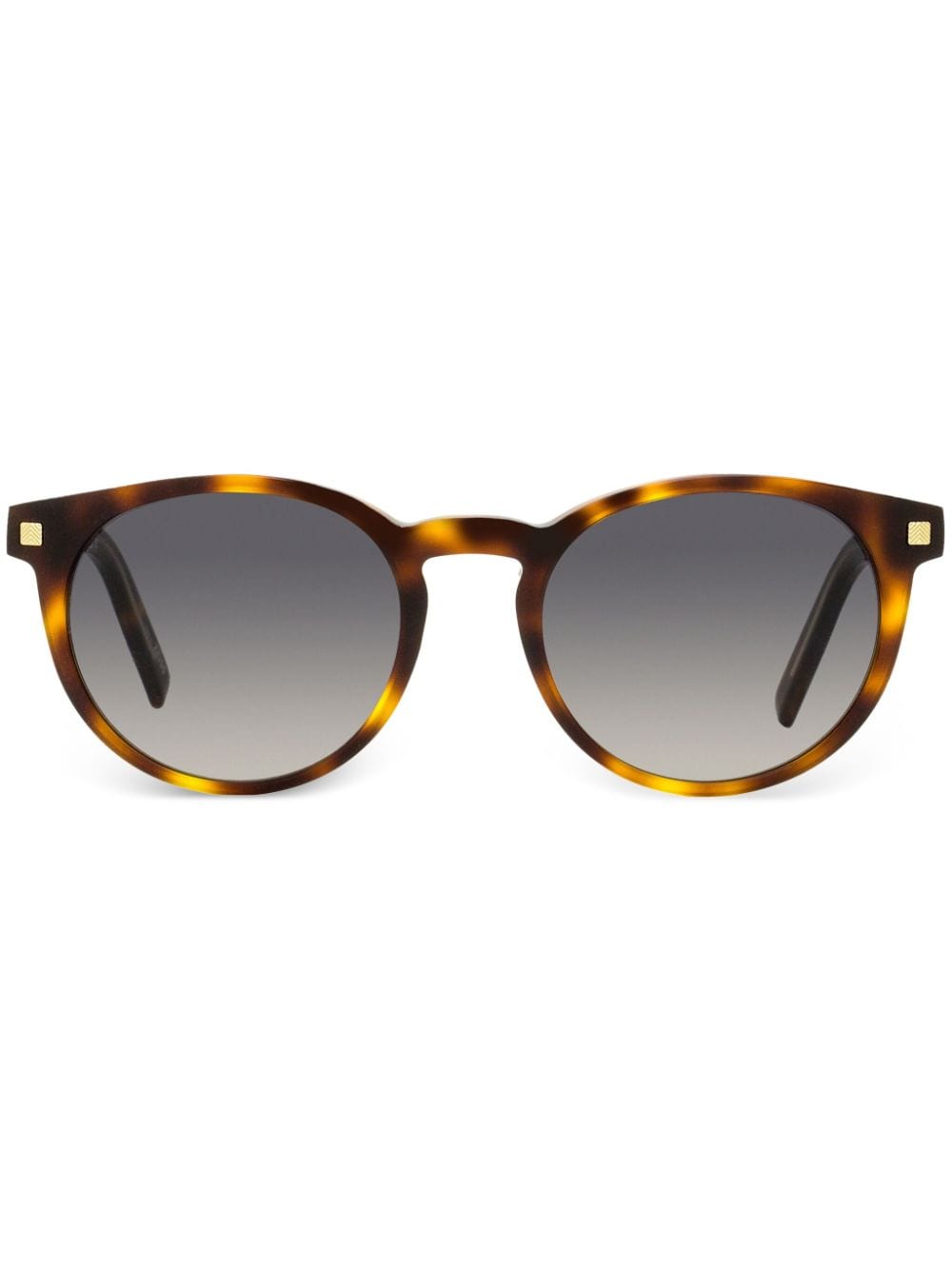 Zegna Pantos oval-frame sunglasses - Brown von Zegna