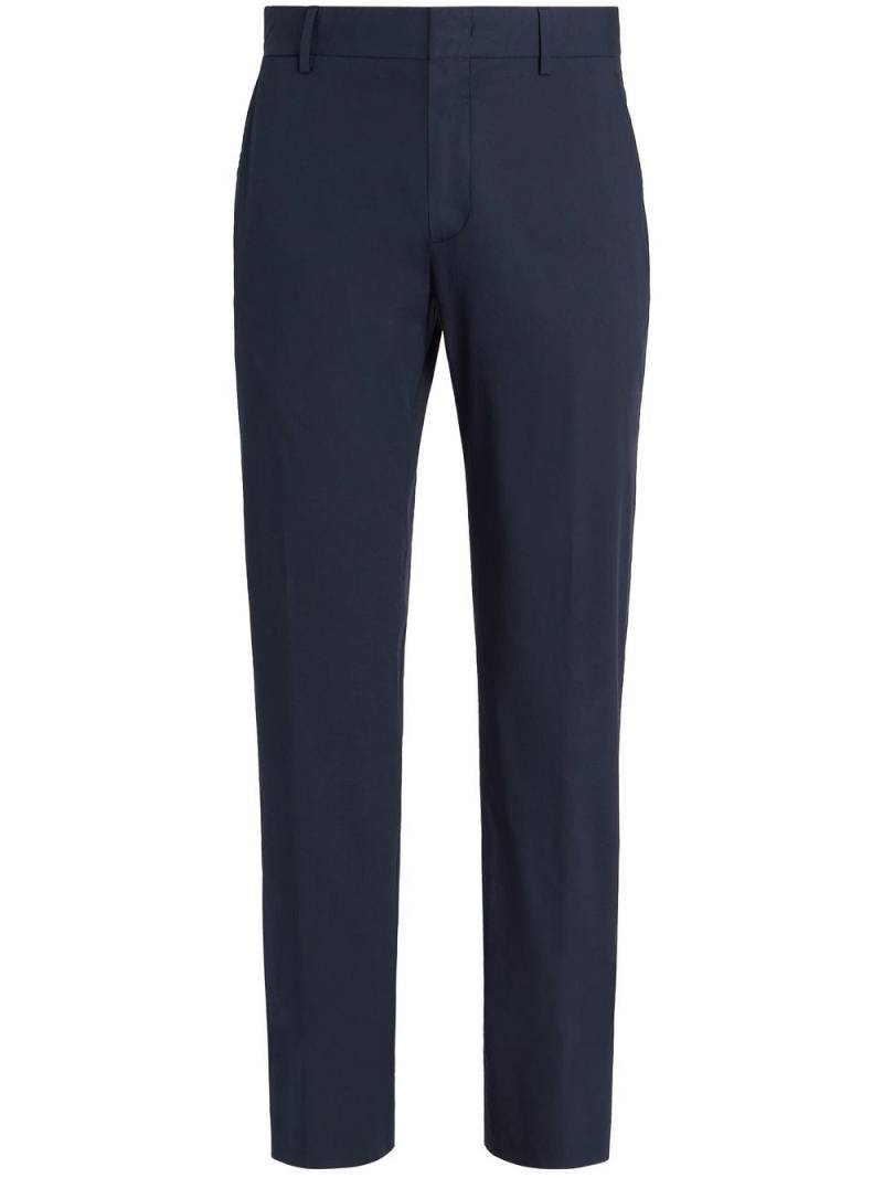 Zegna Tela Vela tailored trousers - Blue von Zegna