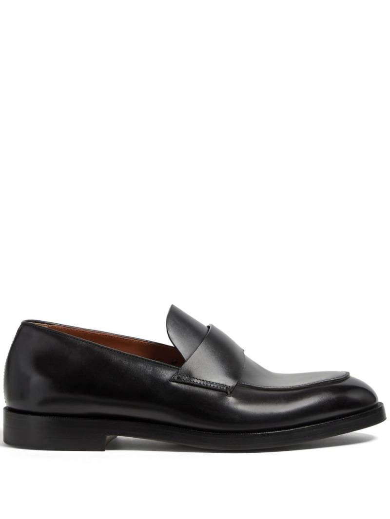 Zegna Torino leather loafers - Black von Zegna