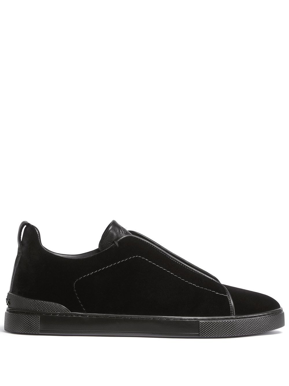 Zegna Triple Stitch™ Low Top sneakers - Black von Zegna