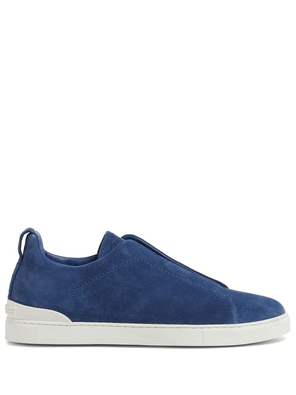 Zegna Triple Stitch™ suede sneakers - Blue von Zegna