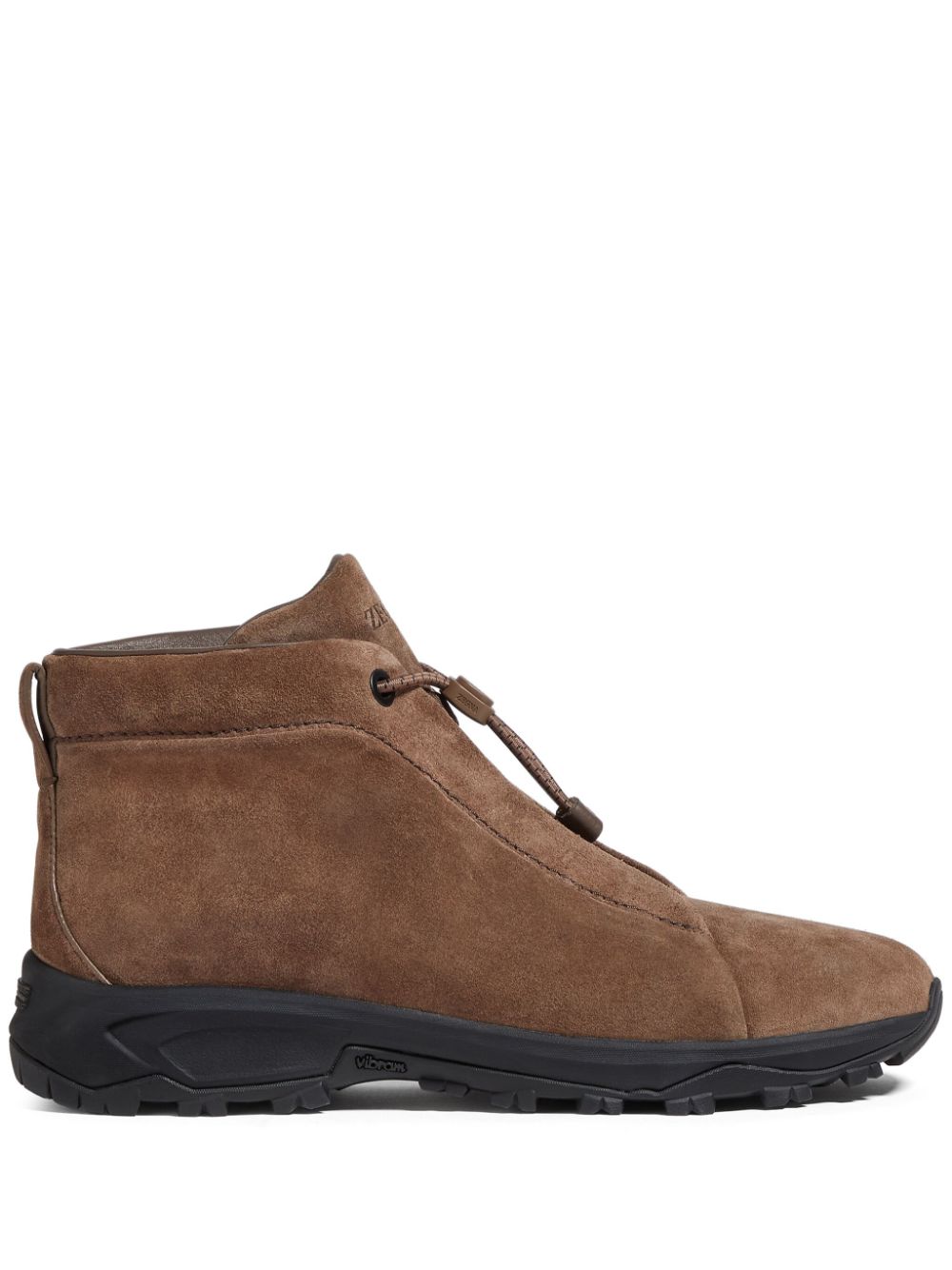 Zegna Triple Stitch Vetta suede boots - Brown von Zegna