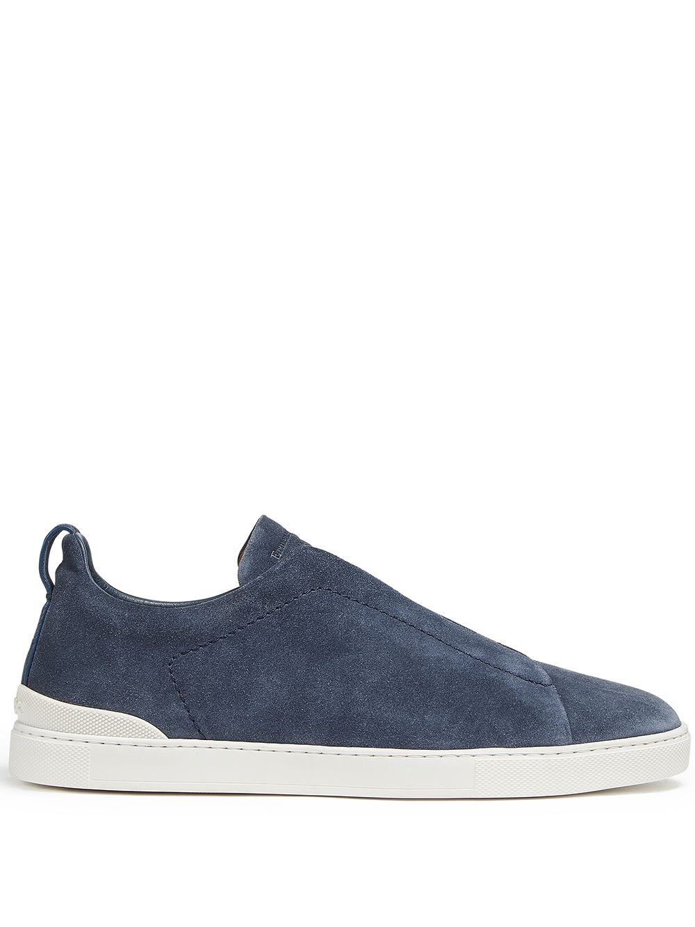 Zegna Triple Stitch low-top sneakers - Blue von Zegna