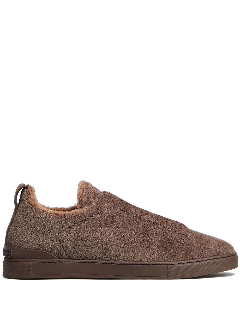 Zegna Triple Stitch sneakers - Brown von Zegna