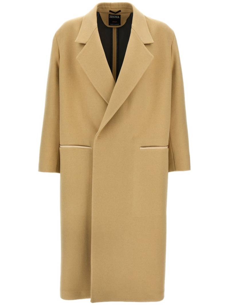 Zegna 'Trofeo™' coat - Neutrals von Zegna