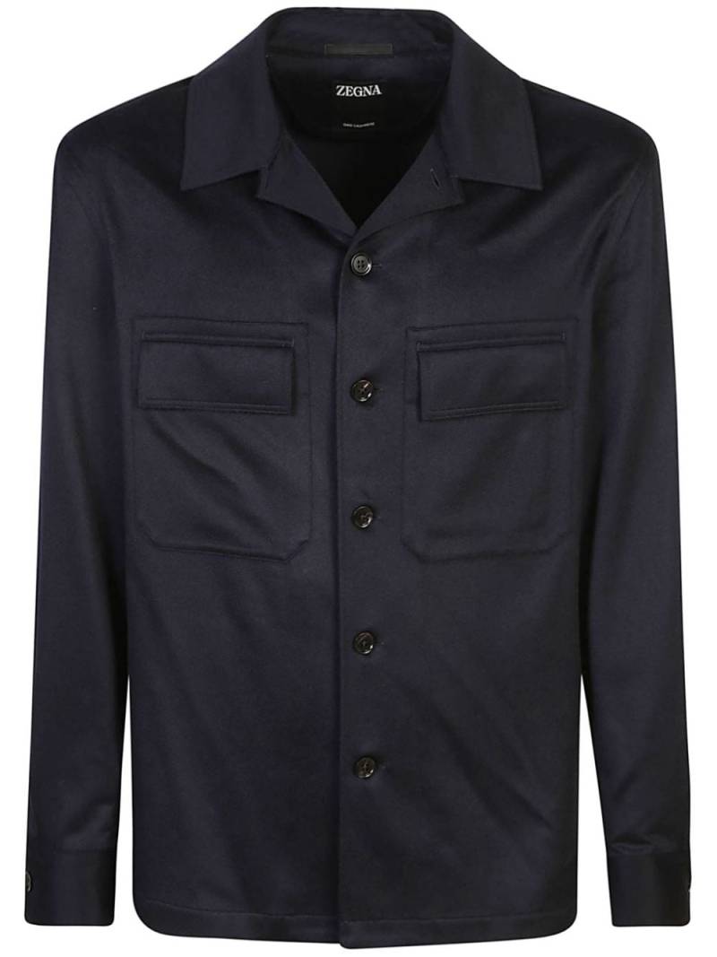 Zegna button-fastening shirt - Black von Zegna