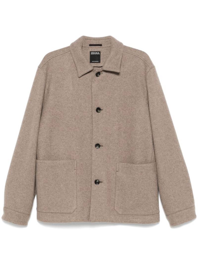 Zegna cashmere jacket - Neutrals von Zegna