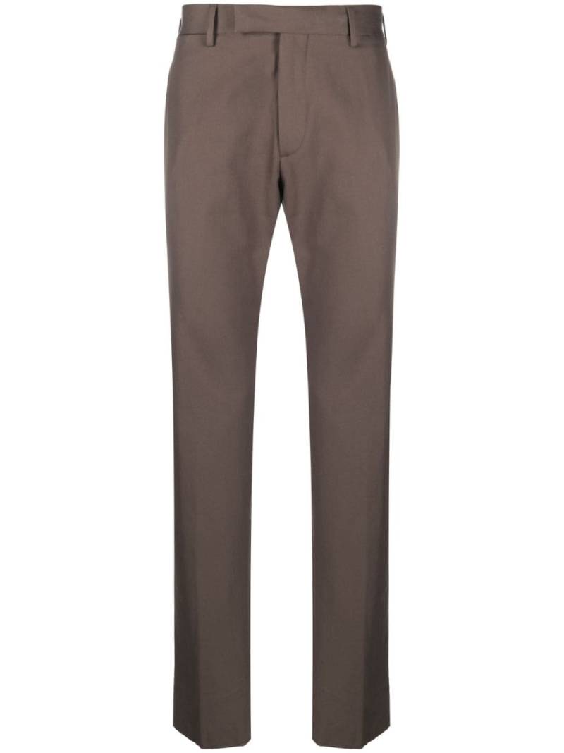 Zegna cotton tailored trousers - Brown von Zegna