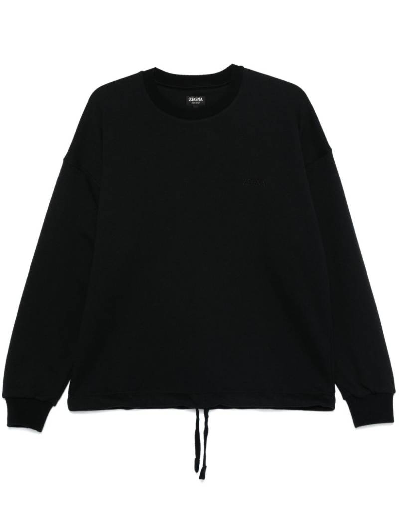 Zegna crew-neck sweatshirt - Black von Zegna