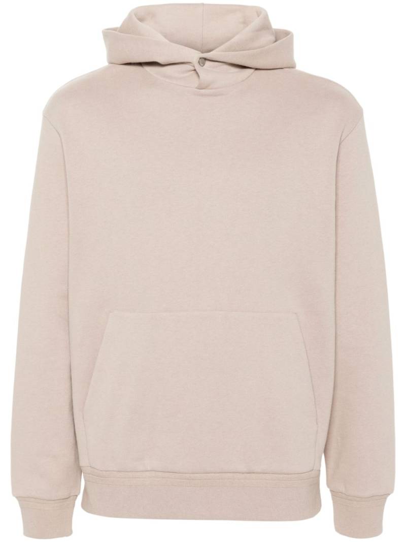 Zegna drop-shoulder hoodie - Neutrals von Zegna