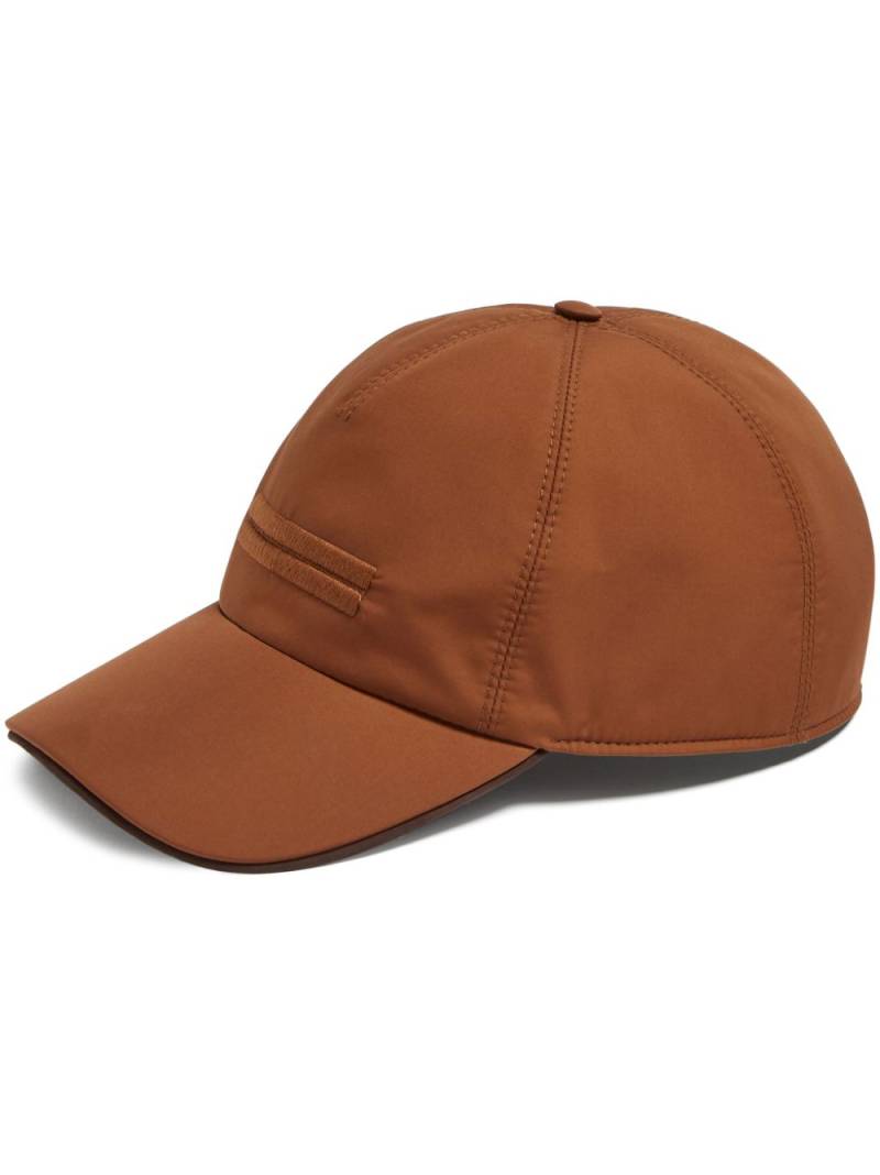 Zegna embroidered baseball cap - Brown von Zegna