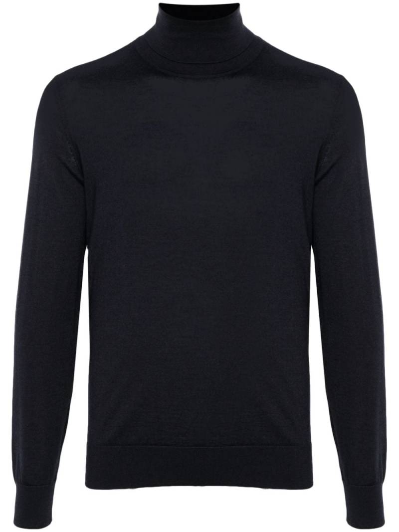 Zegna fine-knit sweater - Blue von Zegna