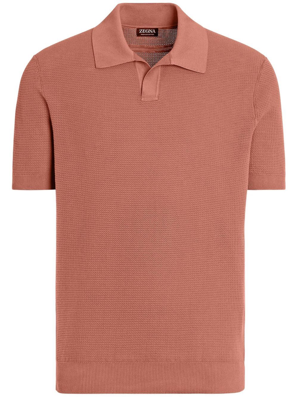 Zegna cotton polo shirt - Pink von Zegna