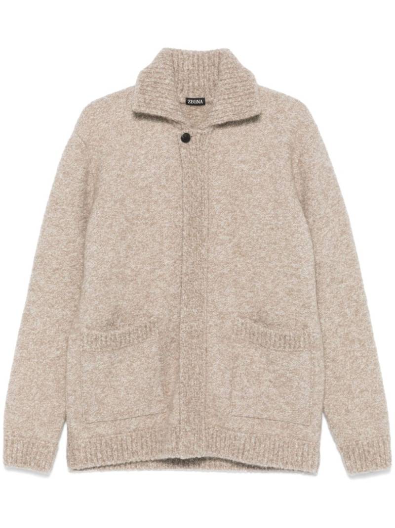 Zegna knitted jacket - Neutrals von Zegna