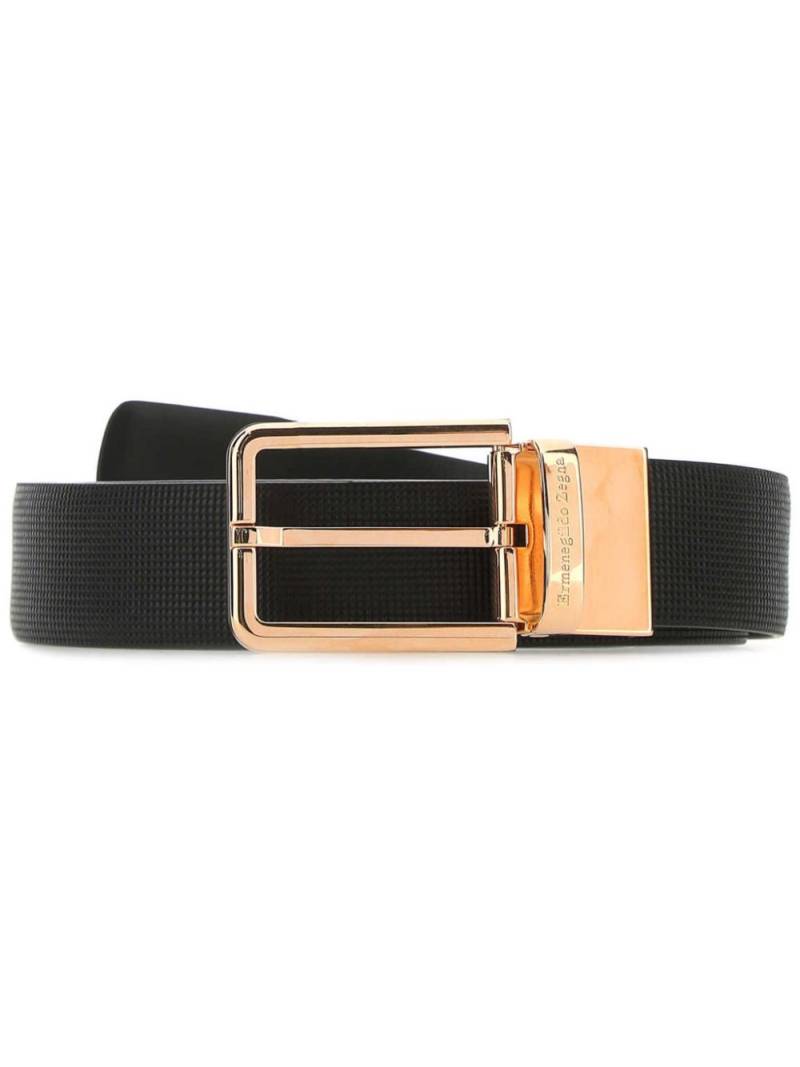 Zegna leather belt - Black von Zegna