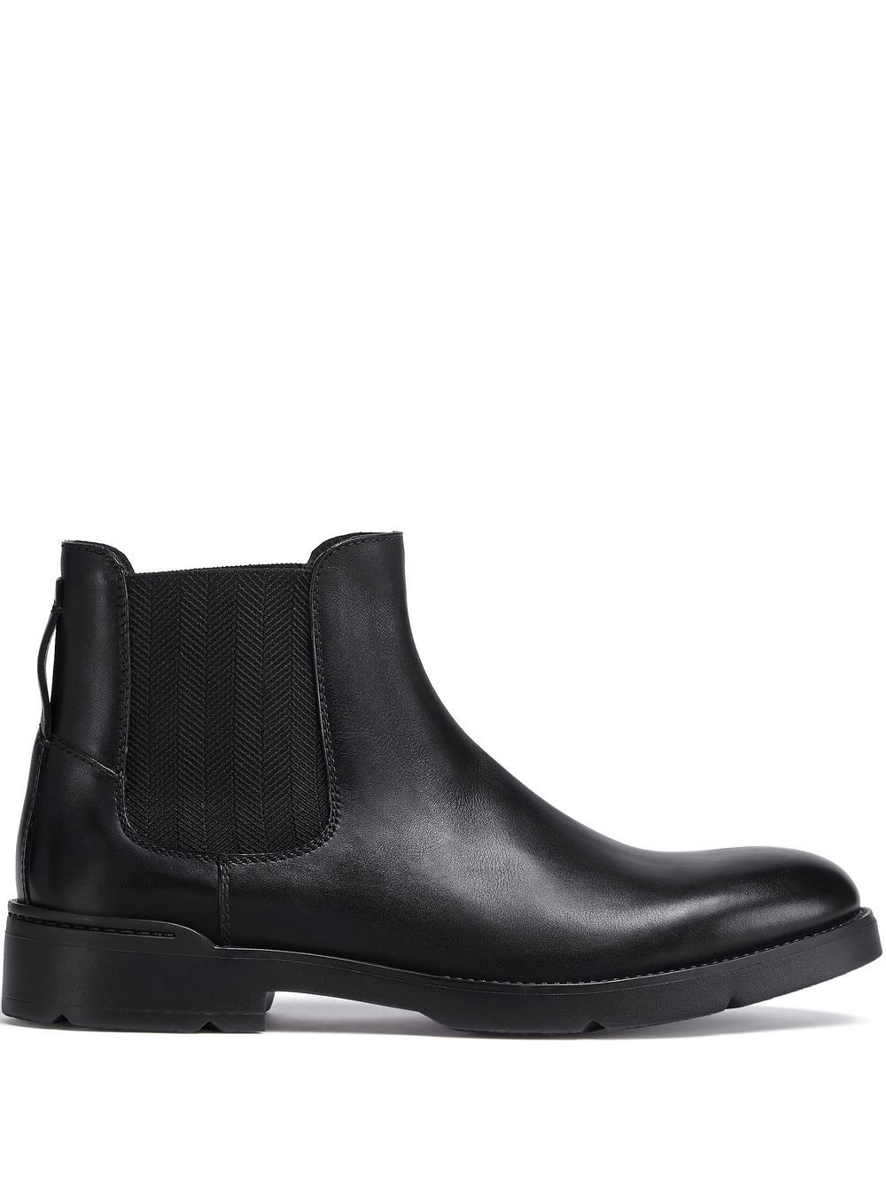 Zegna Cortina leather Chelsea boots - Black von Zegna